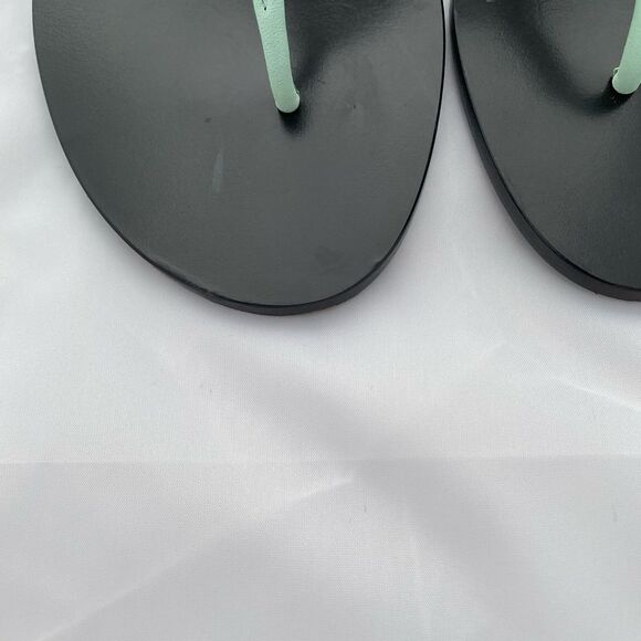 Gucci Marmont GG Thong Leather Water Green EU 37.5 US 7.5 Flip Flop Flat Sandals - Picture 4 of 16